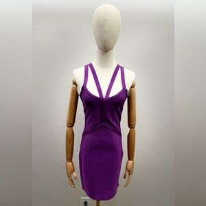 Marciano by Guess Purple Bandage Mini Dress – Size M